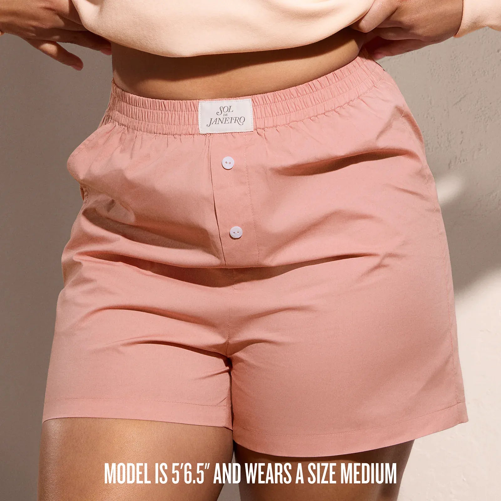 Rosa Poplin Boxer Shorts - Image 3